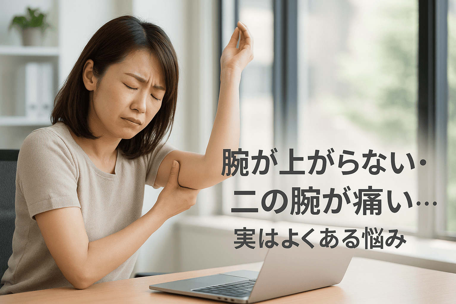 腕が上がらない女性や二の腕の痛みに悩む人が増えている理由を整体師が解説
