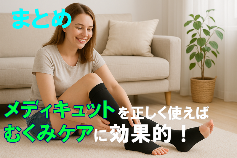まとめ|メディキュットを正しく使えばむくみケアに効果的!